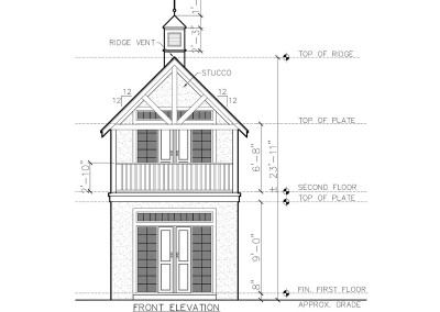 Lookout Cabin Tiny Home Cross-Section